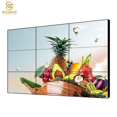 China Indoor 55inch Lcd Display Wall Advertising Display Screen Wall Mount Player Lcd Video Wall Mount Video Display Multi-screen Indoor Video Wall Control System liquid crystals for sale