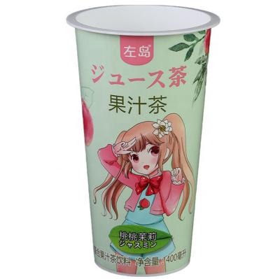 China Plain In-Mold Heat Transfer Labeling-IML Film For Plastic Milky Tea Cups Juice Coffee Cups for sale