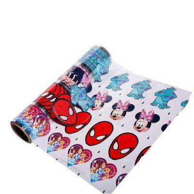 China Durable Customized Pattern PET Heat Transfer Printing Film For Stationery Product Eraser for sale