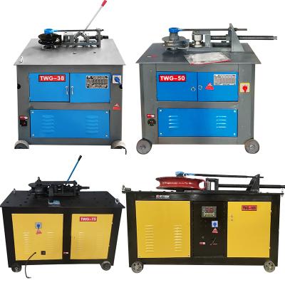 China Hotels hydraumatic semi-automatic angle iron bending machine stainless steel tube bender galvanized pipe bending machine for sale