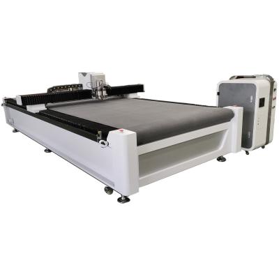 China Full Automatic Multi Function Fast CNC Around Rotary Blade Knife Textile Fabric Cloth Layer Cutter Cutting Table Machine Makers for sale