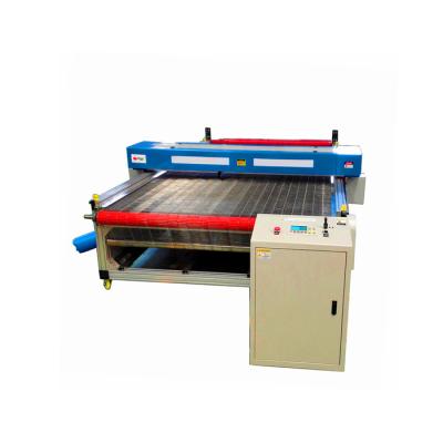 China Laser CUTTING Automatic Feeding CO2 Fabric Laser Cutting Machine Textile With Low Price for sale