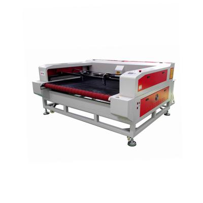 China Laser CUTTING Weier Factory Sell CO2 Sublimation Fabric CCD Camera Laser Cutting Machine 1610 for sale