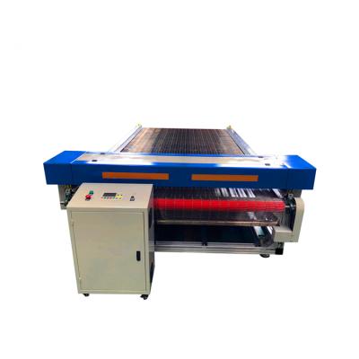 China Laser CUTTING Weier 1830 Auto Feeding Double Head Upholster Laser Cutting Machine for sale