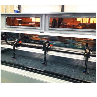 China Laser CUTTING Shandong Weier Hot Selling Automatic Cutter By 150W 4 Heads Non Woven Fabric Hot Water Cooling for sale