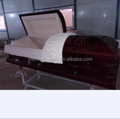 China American style LONG LASTING flat packed casket and luxury casket from china casket manufacturers for sale