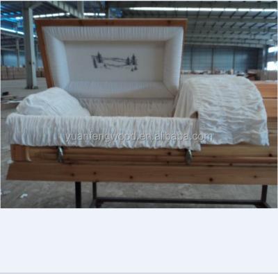 China American CEDARLAND Style Cardboard Casket and Burial Prices for sale