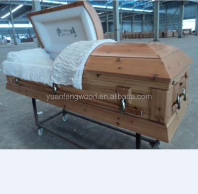 China CEDARLAND Style Burial American Wood Casket and Used Caskets for Sale for sale