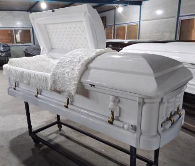 China White Funeral Style American EMPEROR Supplies Caskets And Casket Supplier for sale