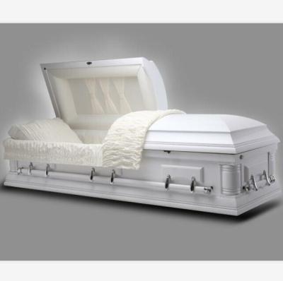 China WESTON Style American White Wooden Caskets Caskets Cremation Urns From China Suppliers for sale