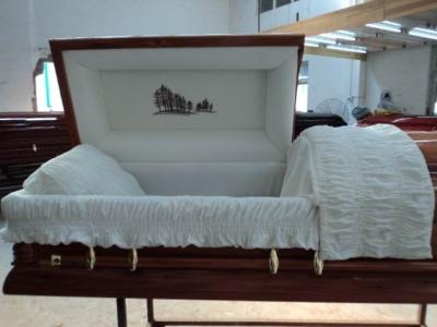 China American Style INFORMED CEDAR Batesville Casket Stock Custom Funeral Products for sale