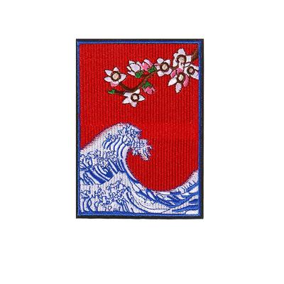 China Sustainable Embroidered Fabric Cloth Patch Iron On Custom 3D Patch Iron On Clothing Patches for sale