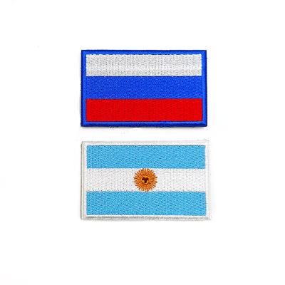 China Factory Viable Sale Flag Badge Design Custom High Quality Flag Embroidery Patch for sale