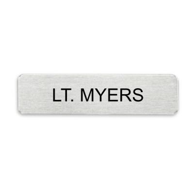 China Sustainable Custom Engraved Metal Name Tag for sale