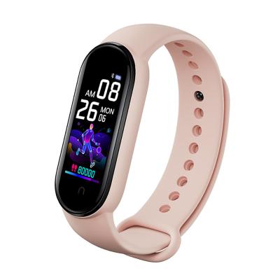 Cina 2021 M5 phone bracelet clock Smart Watch for mobile phone M4 W26 Plus T500 straps daily assistant smartwatch shake take photos in vendita