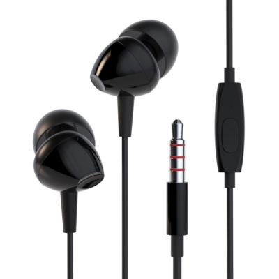 China High quality 3.5MM Jack Noise Cancelling Stereo Bass Wired Earbuds Headphone Earphone With Mic for sale