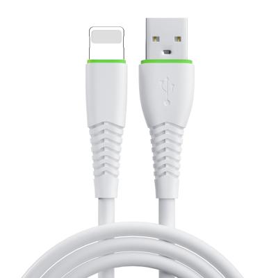 China wholesale High Quality USB Charger Data Cable Mobile phone 2.1A Fast Charging Cord Cable for iPhone 12 11 7 8 x xs xr for sale