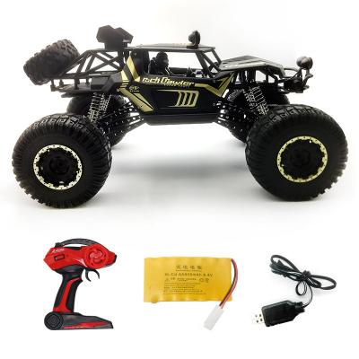 China New RC Hobby Design 1:8 Scale 2.4g 4wd RC Car Metal Rock Crawlers Toy With Light for sale