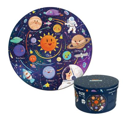 China Educational Toy Hot Sale Jigsaw Puzzles 150P Round Puzzle - Wandering Through Space Educational Puzzle Products for sale