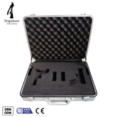 China Custom Waterproof OEM ODM Gun/Tool Small Tool Case Portable Aluminum Carrying Gun Case for sale