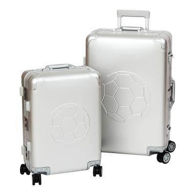 China Aluminum Wholesale Aluminum Trolley Luggage Suitcase With 360 Degree Spinner 4 Wheels for sale