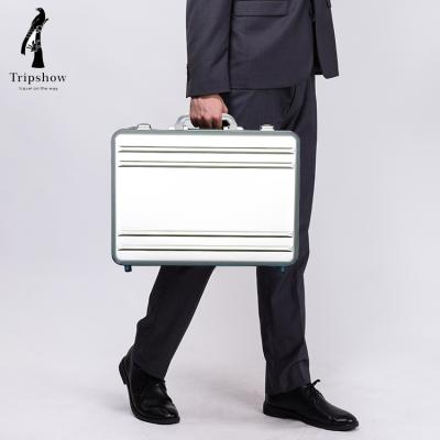 China Vacation / Outdoor / Travel Business Custom Briefcase Laptop Hard Aluminum Case With Combination Lock for sale