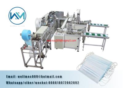 China 100 PCS/MIN Full Automatic Nonwoven Disposable Surgical Face Mask Making Machine for sale