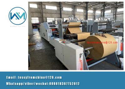 China Eco friendly paper bag making Machine/kraft square bottom paper bag machine for food package for sale