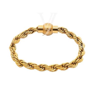 China Fashionable unisex stylish chain bracelet with magnetic lock for sale