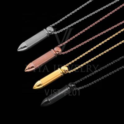 China Engagement New Arrival Bullet Men Necklace Football Style Cool Chain Men's Necklace Jewelry for sale