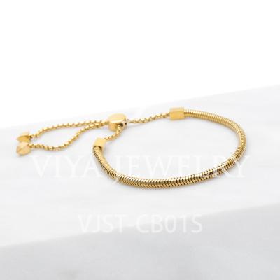 China Fashionable Adjustable Snake Chain Bracelet for sale