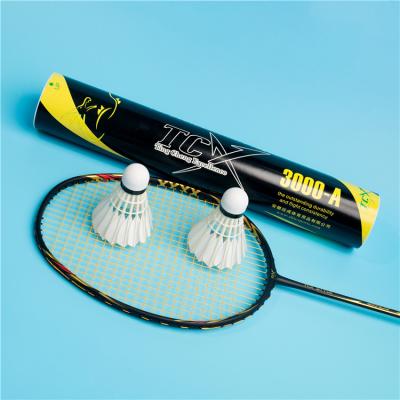 China Wholesale *TCX 3000-A Tournament Training Equipment Duck Feather Badminton Shuttlecock for sale