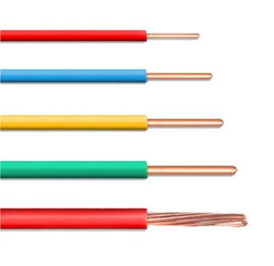 China Factory Direct Supply 1.5mm 2.5mm 4mm Single Core Multicore Copper Wire Price Building Heating Wires And PVC House Wiring Cable 300/500V for sale