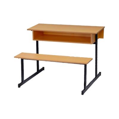 China Manufacturer simple design modern chinese furniture for sale for cheap double desk and school chair for sale