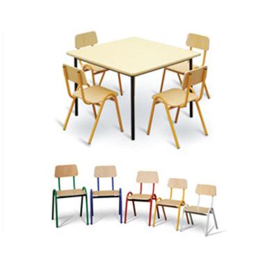 China Modern Hot Sale Furniture Square Office Wooden Writing Table and Chair Work for Kids for sale