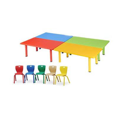 China Kindergarten Modern Cheap Nursery Classroom Furniture Desk And Chair Preschool Set for sale