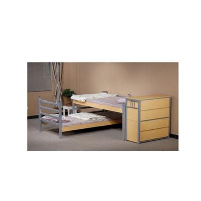 China Modern Hot Sale School Dormitory Furniture Wooden Student Bunk Bed with Desk Wardrobe for School Furniture for sale