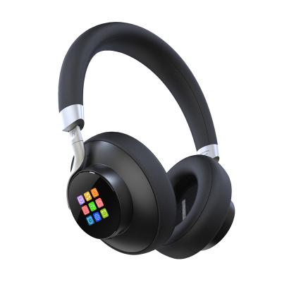 China Dual Bass Wireless Earphone Extra Stereo 700Mah E999 Bluetooth 5.0 Earphone 8D LCD Spectrum Display for sale