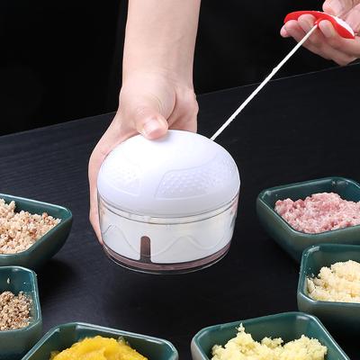 China Vegetable Cutter Mini Garlic Press Masher Viable Plastic Convenient Meat Machine for sale