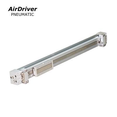 China Hotels Pneumatic Cylinder Mechanically Sealed Rodless Cylinder MY1B SMC High Reflective Model for sale