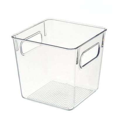 China Sustainable Stored Clear Organizer And PET Kitchen Food Fridge Storage for sale