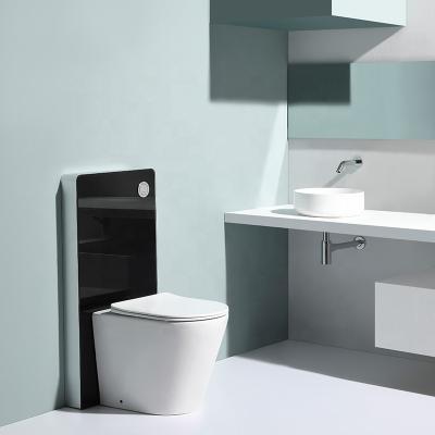 China Concealed High End Popular Ceramic Toilet Bathroom WC Back To Wall Toilet for sale