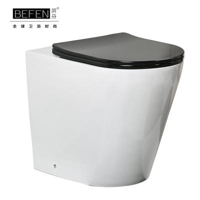 China Professional Hidden Ceramic Cistern Europe Design Back To Wall Toilet Floor Mount Toilet for sale