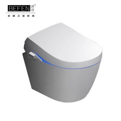 China Automatic Operation High Level Automatic Self-cleaning Ceramic Wall-Hung Toilet for sale