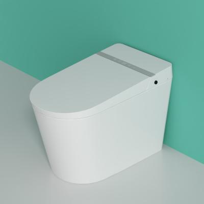 China Modern Glossy White Ceramic Wc Smart Automatic Toilet Smart Toilet Intelligent Toilet for sale