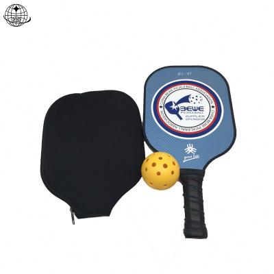 China High Quality Hot Selling USAPA Carbon Fiber Pickleball Paddle And Balls Carbon Fiber Approved Composition PP Honeycomb Core Racket for sale