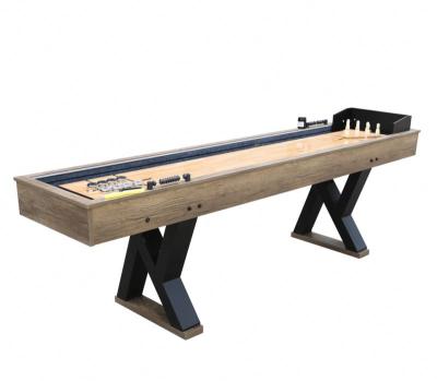 China 9' Kirkwood Shuffleboard Table W LED SUS-9F019 for sale