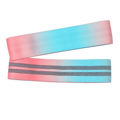 China Custom Wholesale Eco-Friendly Elastic Adjustable Loop Home Fitness Cloth Resistance Bulk Bands Exercise Long for sale