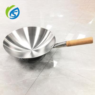 China Jiashida Sustainable Newcomer Commercial Home Restaurant Kitchen Stainless Steel Pots Wok for sale