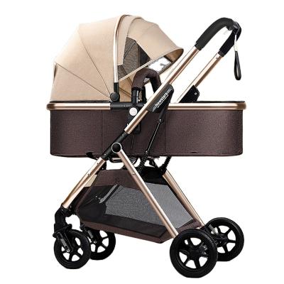 China Carry Baby Easily 2021 design factory brand baby strollers luxury pram can rest and recline, can be detachable, ultra-light, portable and foldable for sale